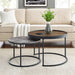 Nested Coffee Table Walnut/Cement by Urban Style -Home Living Store - -  