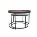 Nested Coffee Table Walnut/Cement by Urban Style -Home Living Store - -  