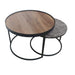 Nested Coffee Table Walnut/Cement by Urban Style -Home Living Store - -  