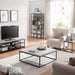 Chryzler Coffee Table 1000mm Metal Frame, Cement Look by Criterion - Home Living Store - Coffee Table