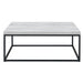 Chryzler Coffee Table 1000mm Metal Frame, Cement Look by Criterion - Home Living Store - Coffee Table