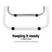 Closet Storage Rack Clothes Hanger Shelf Garment Rail Stand Wardrobe Organiser White -Home Living Store - -  