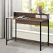 Computer Desk Metal Study Student Office Table -Home Living Store - -  