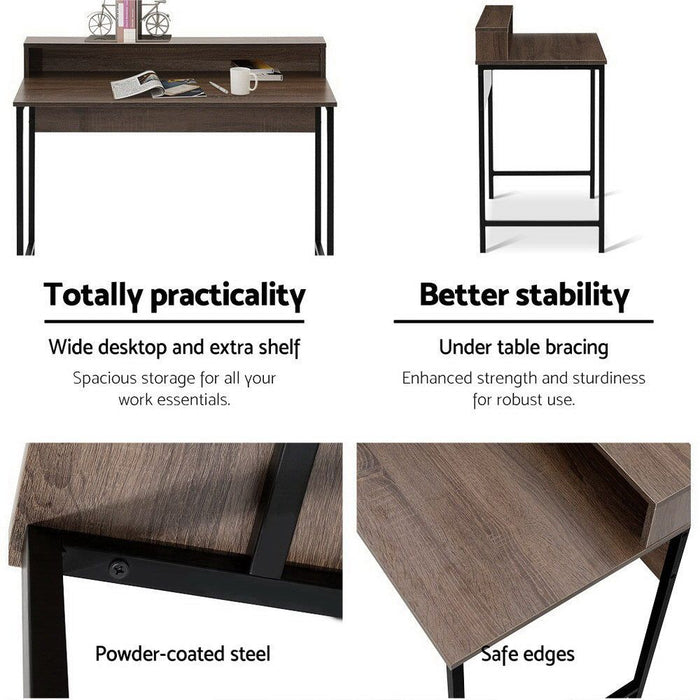Computer Desk Metal Study Student Office Table -Home Living Store - -  