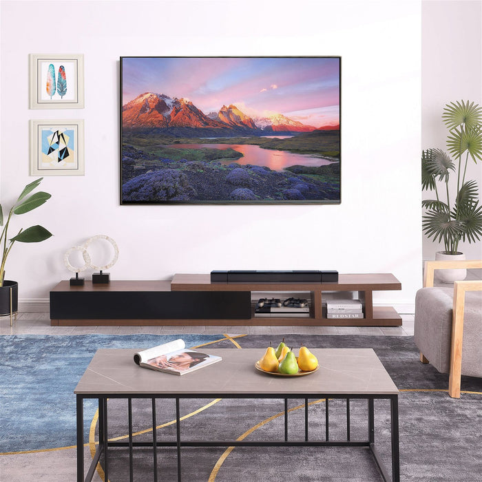 Conventry Extendable TV Unit 279cm, Dark Oak Entertainment Cabinet by Criterion -Home Living Store - -  