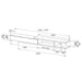 Conventry Extendable TV Unit 279cm, Dark Oak Entertainment Cabinet by Criterion -Home Living Store - -  