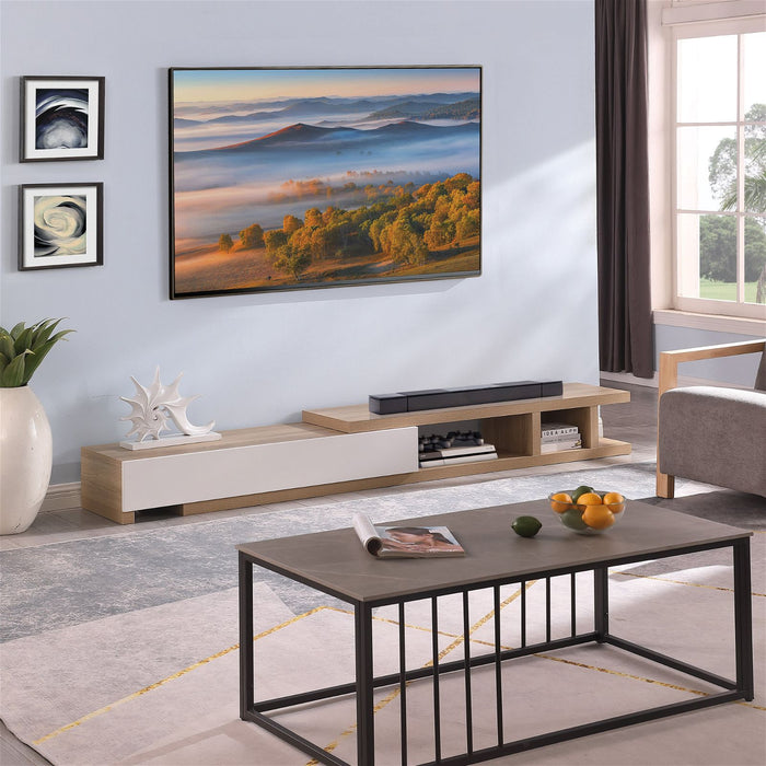 Conventry Extendable TV Unit 279cm, Oak Entertainment Cabinet by Criterion -Home Living Store - -  