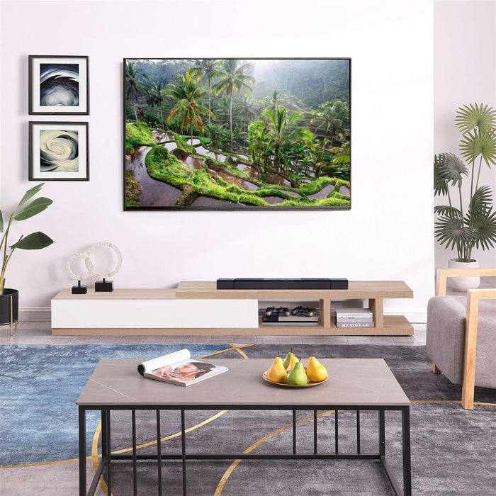 Conventry Extendable TV Unit 279cm, Oak Entertainment Cabinet by Criterion -Home Living Store - -  