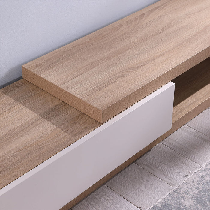 Conventry Extendable TV Unit 279cm, Oak Entertainment Cabinet by Criterion -Home Living Store - -  