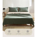 Cosy Club Sheet Set Cotton Sheets Double Green Beige -Home Living Store - -  