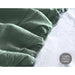 Cosy Club Sheet Set Cotton Sheets Double Green Beige -Home Living Store - -  