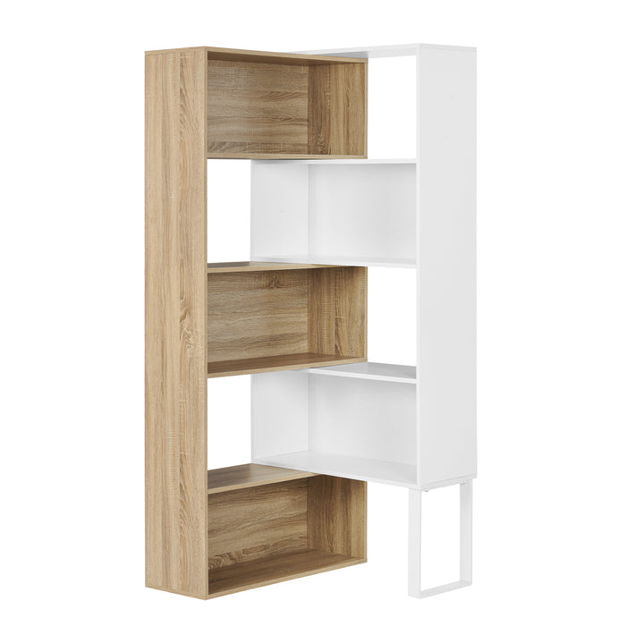 Accord Bookcase 180cm Oak White by Criterion