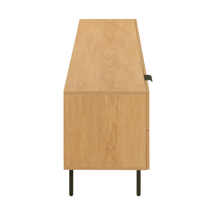 Tauris DALLAS2200RO TV Unit – 2200mm Red Oak Entertainment Cabinet with Doors and Drawers