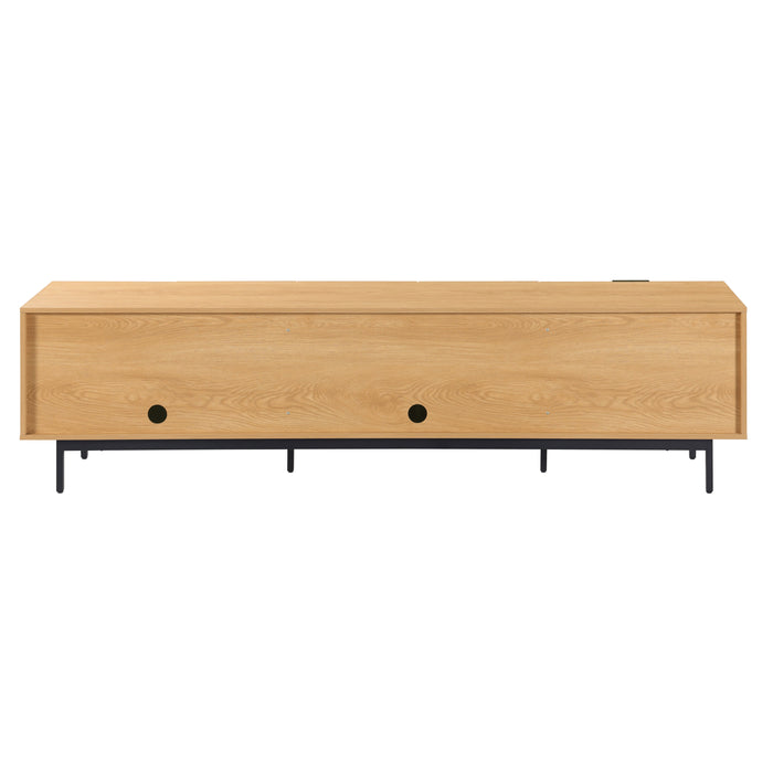 Tauris DALLAS2200RO TV Unit – 2200mm Red Oak Entertainment Cabinet with Doors and Drawers