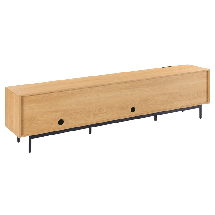 Tauris DALLAS2200RO TV Unit – 2200mm Red Oak Entertainment Cabinet with Doors and Drawers