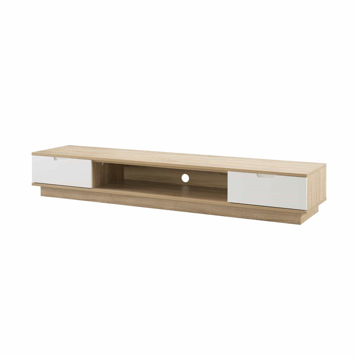 DELUX 200cm Low Line Oak Entertainment Unit by Tauris™ -Home Living Store - -  