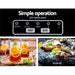 DEVANTi Portable Ice Cube Maker Machine 2L Home Bar Benchtop Easy Quick Black -Home Living Store - -  