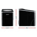 DEVANTi Portable Ice Cube Maker Machine 2L Home Bar Benchtop Easy Quick Black -Home Living Store - -  