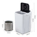 Devanti 4.6KG Mini Portable Washing Machine - Black -Home Living Store - -  