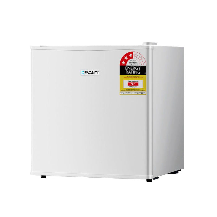 Devanti 48L Bar Fridge White -Home Living Store - -  