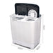 Devanti 5KG Mini Portable Washing Machine - White -Home Living Store - -  