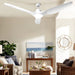 Devanti 64'' DC Motor Ceiling Fan With Light LED Remote Control Fans 3 Blades -Home Living Store - -  