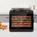 Devanti 6 Tray Food Dehydrators Commercial Beef Jerky Maker Fruit Dryer Black -Home Living Store - -  