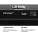 Devanti 6 Tray Food Dehydrators Commercial Beef Jerky Maker Fruit Dryer Black -Home Living Store - -  
