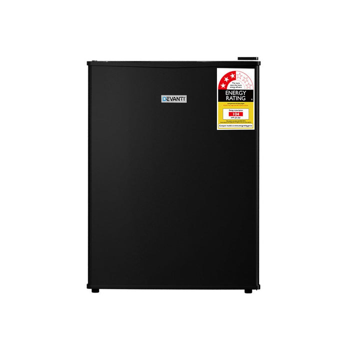 Devanti 70L Bar Fridge Black -Home Living Store - -  