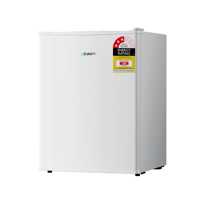 Devanti 70L Portable Mini Bar Fridge - White -Home Living Store - -  