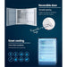 Devanti 70L Portable Mini Bar Fridge - White -Home Living Store - -  