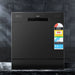 Devanti 8 Place Settings Benchtop Dishwasher Black -Home Living Store - -  