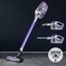 Devanti Cordless 150W Handstick Vacuum Cleaner - Purple and Grey -Home Living Store - -  