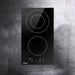 Devanti Electric Ceramic Cooktop 30cm Kitchen Cooker Cook Top Hob Touch Control 3-Zones -Home Living Store - -  