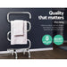 Devanti Electric Heated Towel Rail Rack 5 Bars Freestanding Clothes Dry Warmer -Home Living Store - -  
