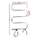 Devanti Electric Heated Towel Rail Rack 5 Bars Freestanding Clothes Dry Warmer -Home Living Store - -  