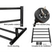 Devanti Electric Heated Towel Rail Rack 5 Bars Wall Mounted Clothes Dry Warmer -Home Living Store - -  