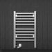 Devanti Electric Heated Towel Rail Rails Warmer Rack Aluminium 10 Bars -Home Living Store - -  