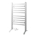 Devanti Electric Heated Towel Rail Rails Warmer Rack Aluminium 10 Bars -Home Living Store - -  