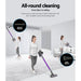 Devanti Handheld Vacuum Cleaner Bagless Cordless 120W Purple -Home Living Store - -  
