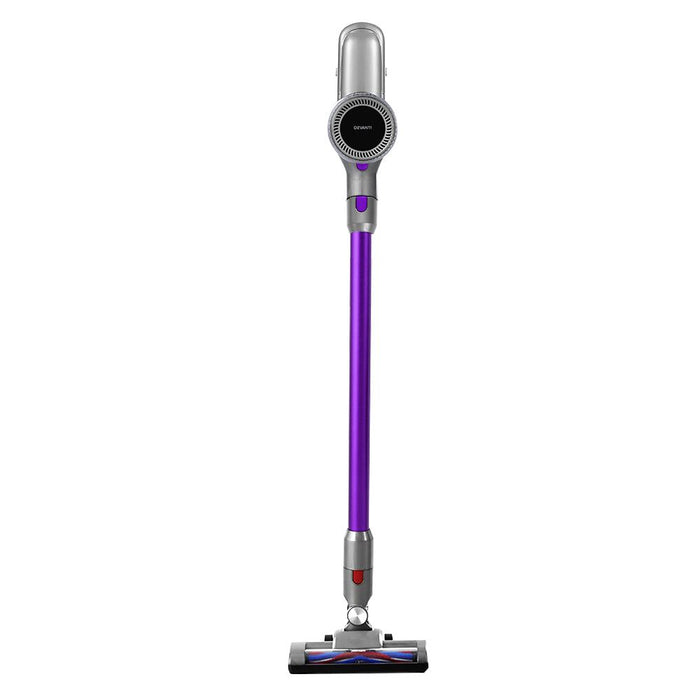 Devanti Handheld Vacuum Cleaner Bagless Cordless 120W Purple -Home Living Store - -  