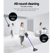 Devanti Handheld Vacuum Cleaner Stick Cordless Car Vacuum 2-Speed HEPA Filter -Home Living Store - -  