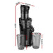 Devanti Slow Juicer Cold Press Fruit Juice Extractor 200W Black -Home Living Store - -  