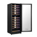 Devanti Wine Cooler Fridge Dual Zone 128 Bottles -Home Living Store - -  
