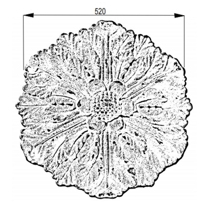 Dianthus Circle of Flowers Floral Wall Art by Urban Style -Home Living Store - -  