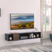Dronus 1800 Floating Entertainment Unit, Hovering Wall Mount Black by Tauris™ -Home Living Store - -  