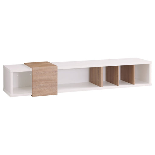 Dronus 1800 Floating Entertainment Unit, Hovering Wall Mount White by Tauris™ -Home Living Store - -  