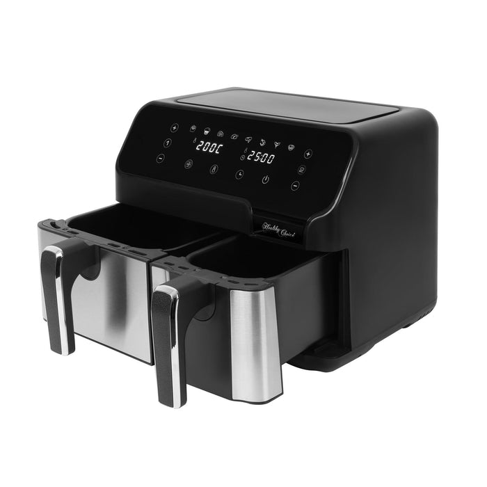 10L Digital Dual Zone Air Fryer w/ Dual Temperature Control-#product_category#-Home Living Store