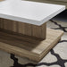 Duet Coffee Table Oak and White by Tauris™ -Home Living Store - -  