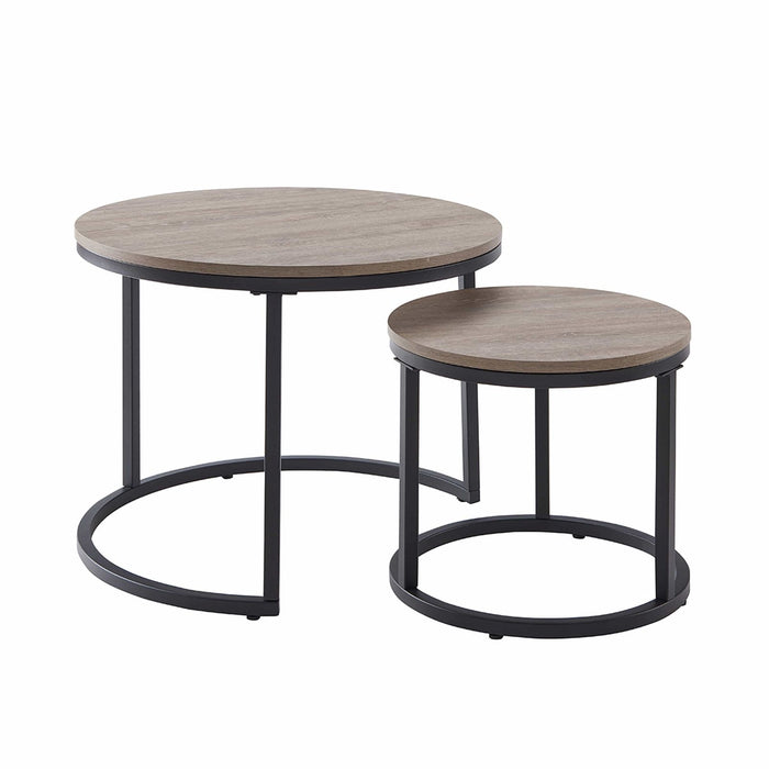 ECHO 600 Nested Coffee Table Set Oak by Censi -Home Living Store - -  